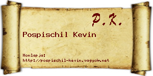 Pospischil Kevin névjegykártya